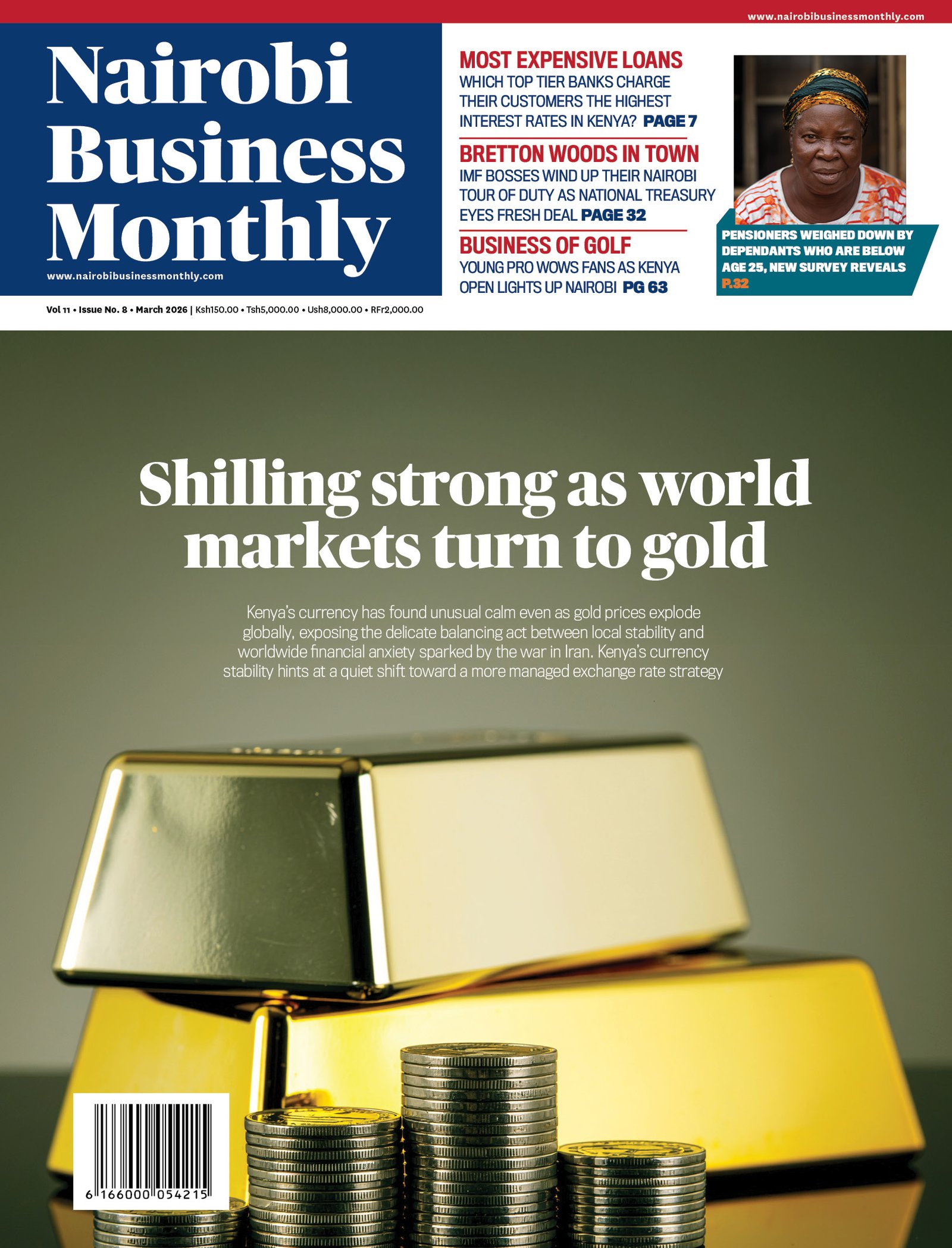 Shilling strong as world markets turn to gold